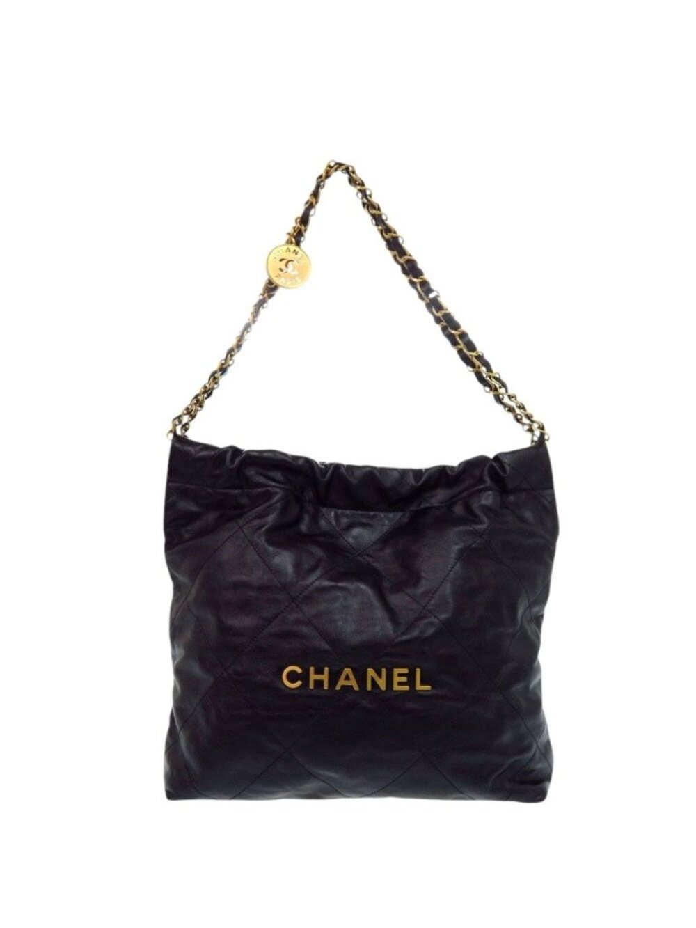Chanel 22 Small Calf Black Shoulder Bag